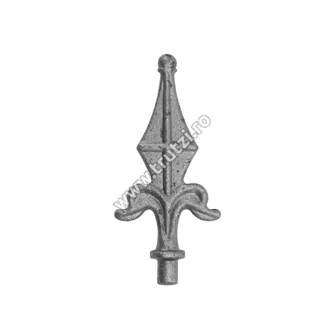 VARF DIN OTEL BAZA FI 12MM, H 130MM, L 60MM