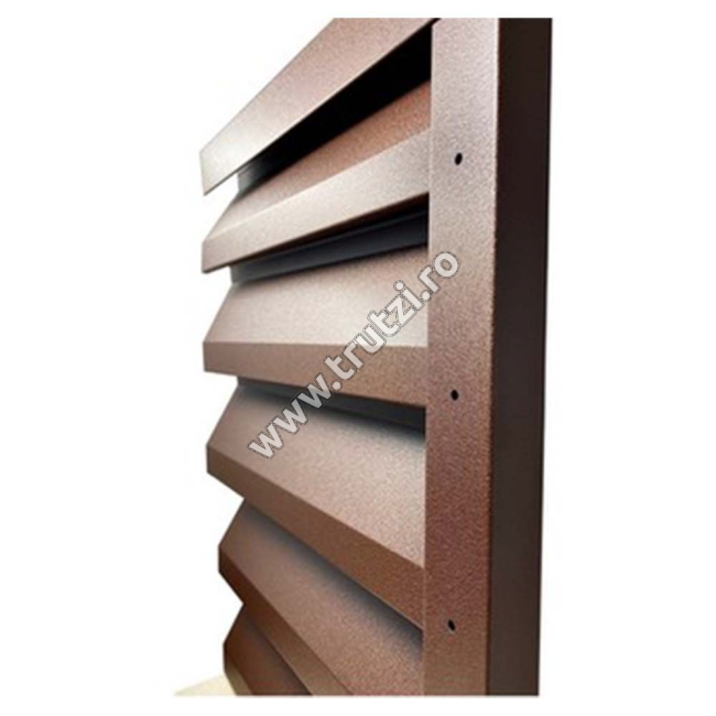 PROFIL U VERTICAL PERFORAT  MAT BMG, MARO RAL 8017