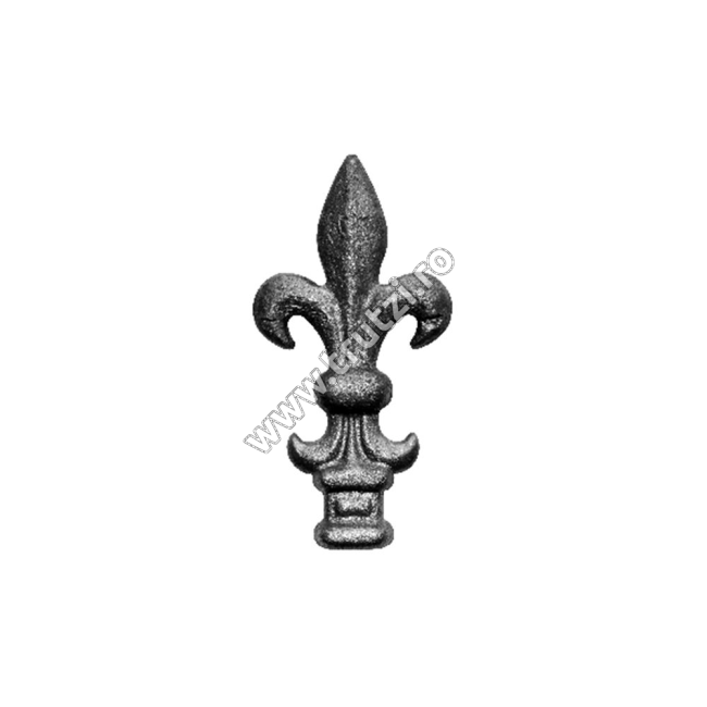 VARF DIN OTEL BAZA 14X14MM, H 105MM, L 53MM