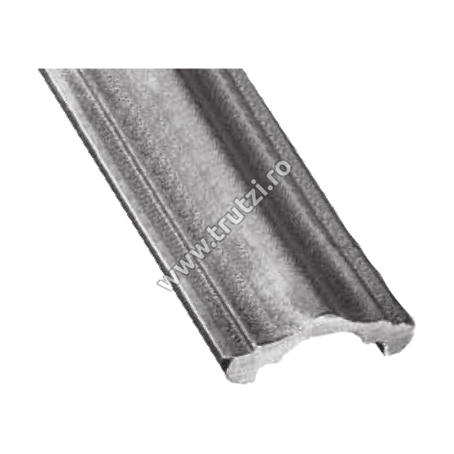 MANA CURENTA  LAMINATA LA CALD SECT. 43X15X8MM, L 6000MM