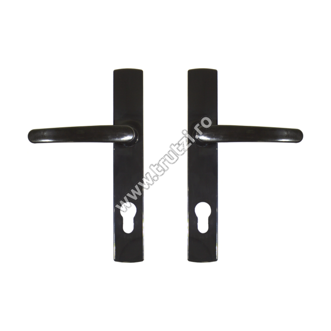 MANER CU SILD DIN TABLA SI CAPAC PLASTIC NEGRU H 225MM, L 36MM, D 85MM