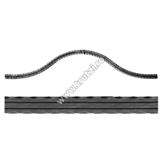 ARCADA "OMEGA" SECT. 30X5MM AMPRENTAT DUNGI, H 210-220MM, L 1000MM