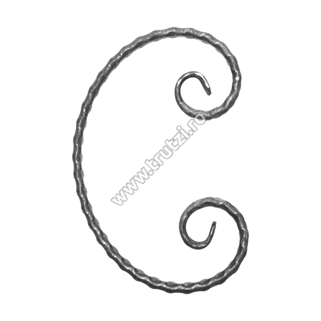 ELEMENT "C" SECT. 14X6MM AMPRENTAT, H 250MM, L 160MM