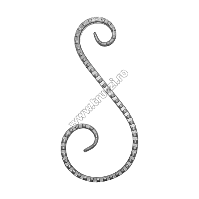 ELEMENT "S" SECT. 14X8MM AMPRENTAT CANT, H 260MM, L 115MM