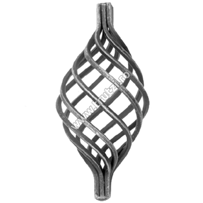 ELEMENT SPIRALAT BAZA 12X12MM, H 130MM, L 62MM