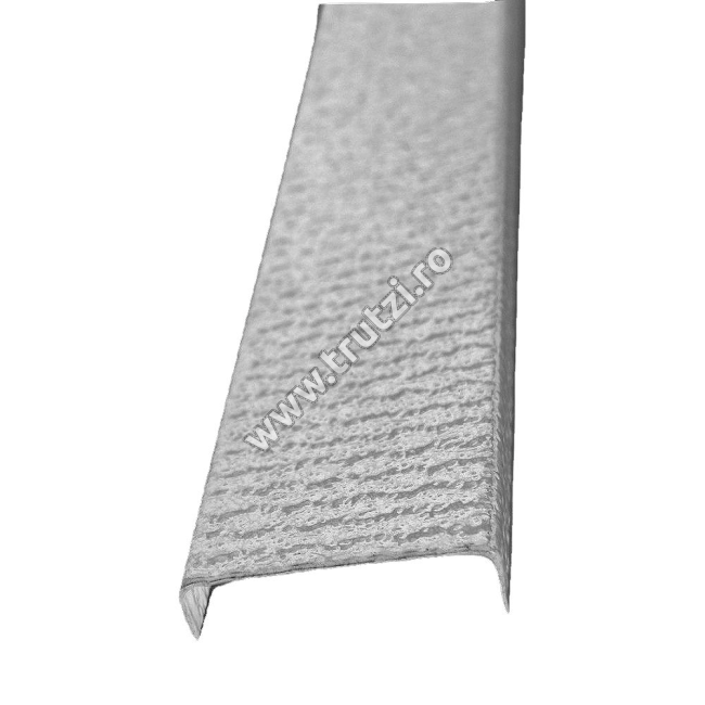 PROFIL U PENTRU GARD TIP JALUZEA 0.55X2000MM ALB RAL 9010