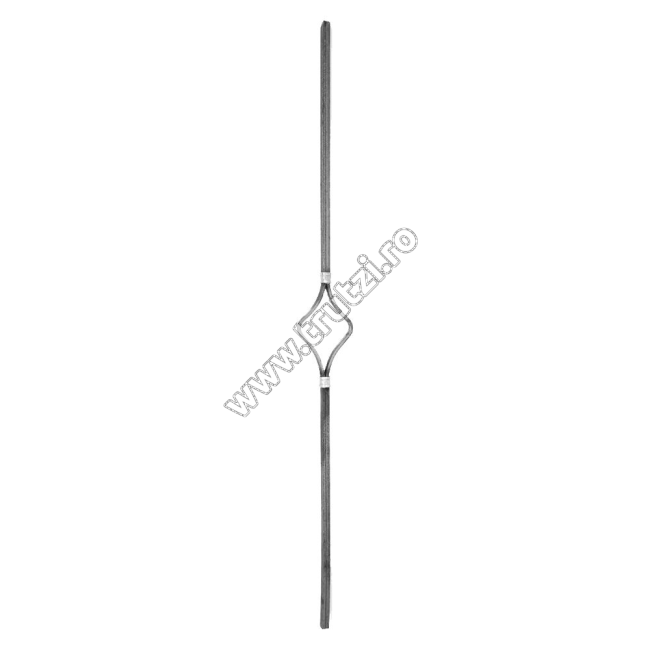 MONTANT BALUSTRADA SECT. 12X12MM CANELAT, H 900MM, L 100MM