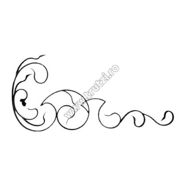 ELEMENT SUPERIOR PORTI 25X8MM, H 580MM, L 1400MM