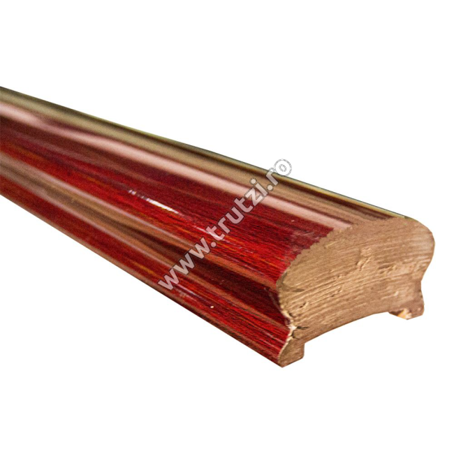 MANA CURENTA PVC ROSU, L 4000 MM, 65x40