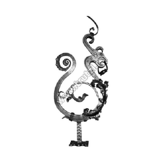 PRIM MONTANT "DRAGON" SECT. 30X30MM, H 1000MM, L 400MM