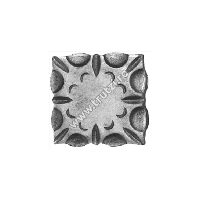 PLACUTA DIN TABLA PT. BALUSTRADA 90X90MM, GR. 4MM