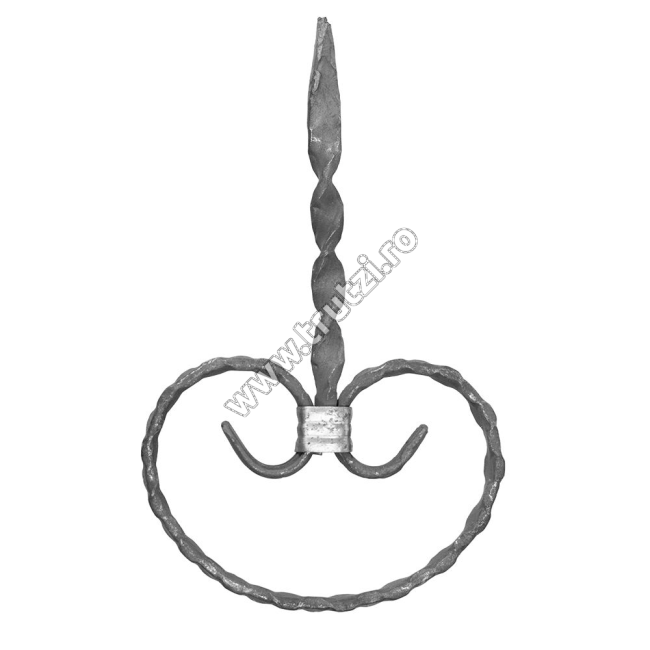 ELEMENT "C" CU VARF SECT. 12X6MM AMPRENTAT, H 200MM, L 100MM