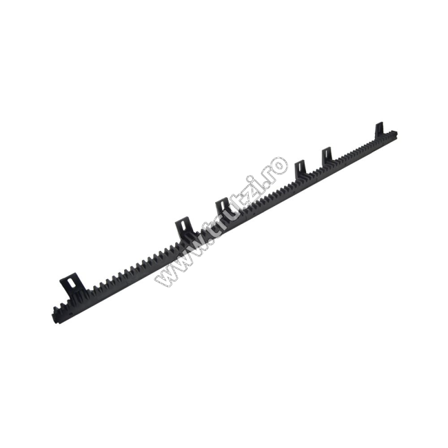 CREMALIERA NYLON CU 6 PRINDERI SECT. 27X20MM, L 1020MM