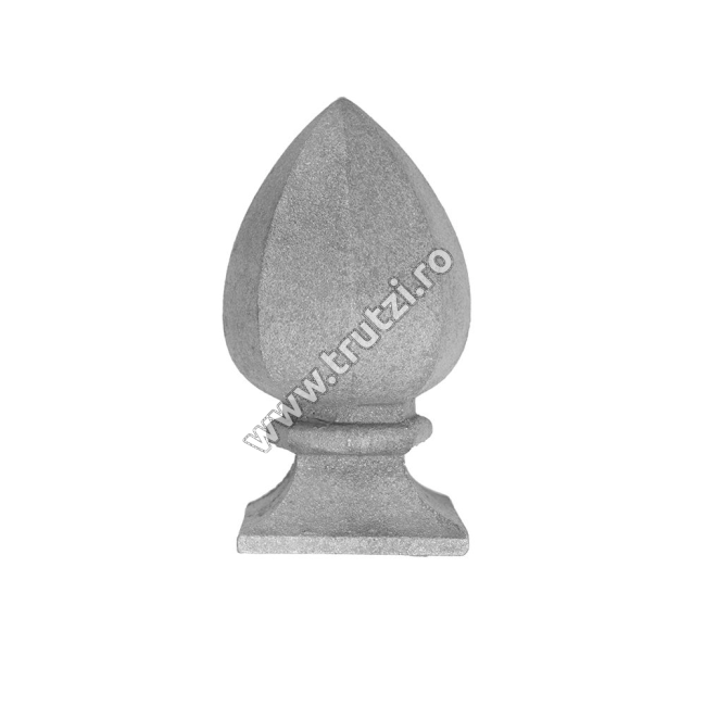 CAPAT DE STALP TURNAT BAZA 80X80MM, H 150MM