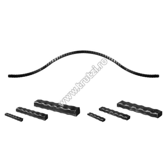 ARCADA "OMEGA" SECT. 40X30X3MM AMPRENTAT, H 250-300MM, L 4000MM