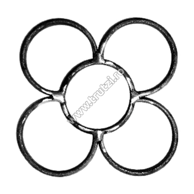 ANSAMBLU CERCURI 12X6MM AMPRENTAT CANT, H 165MM, L 165MM